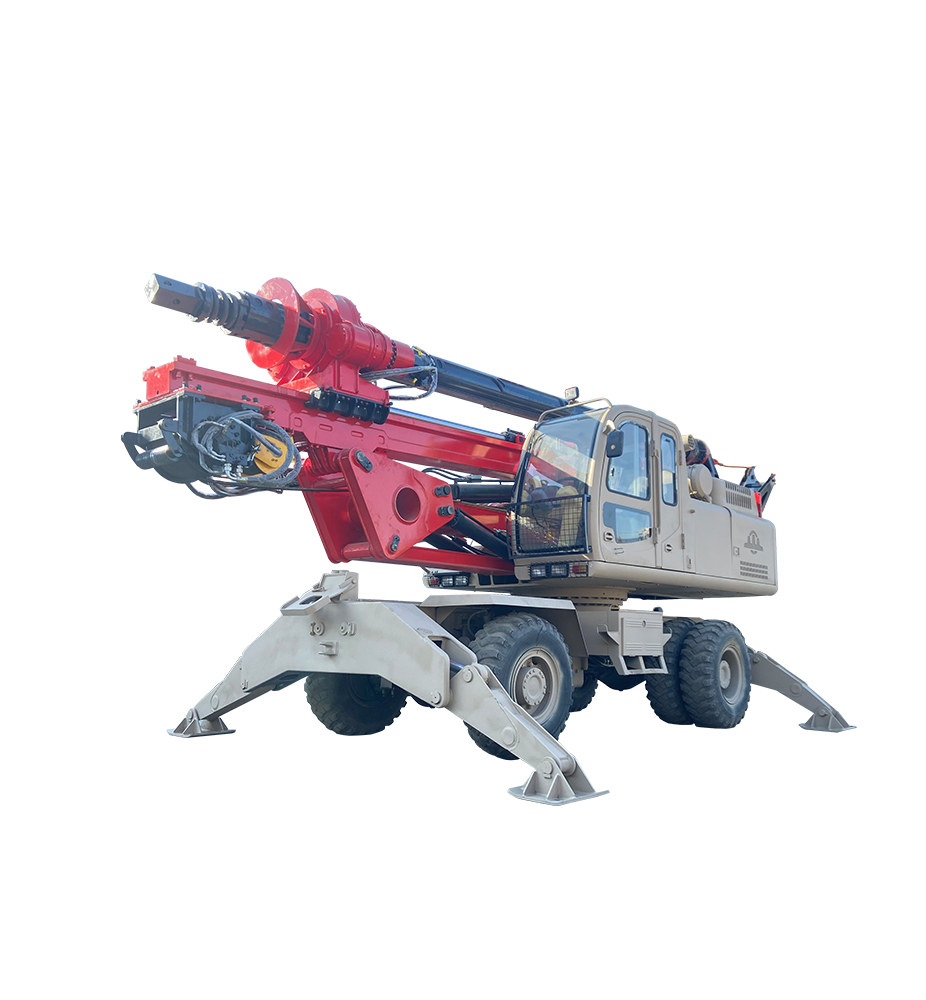 詹陽(yáng)輪式挖掘機(jī)升級(jí)旋挖鉆機(jī)